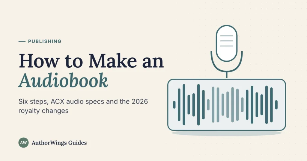 Microphone above an audio waveform