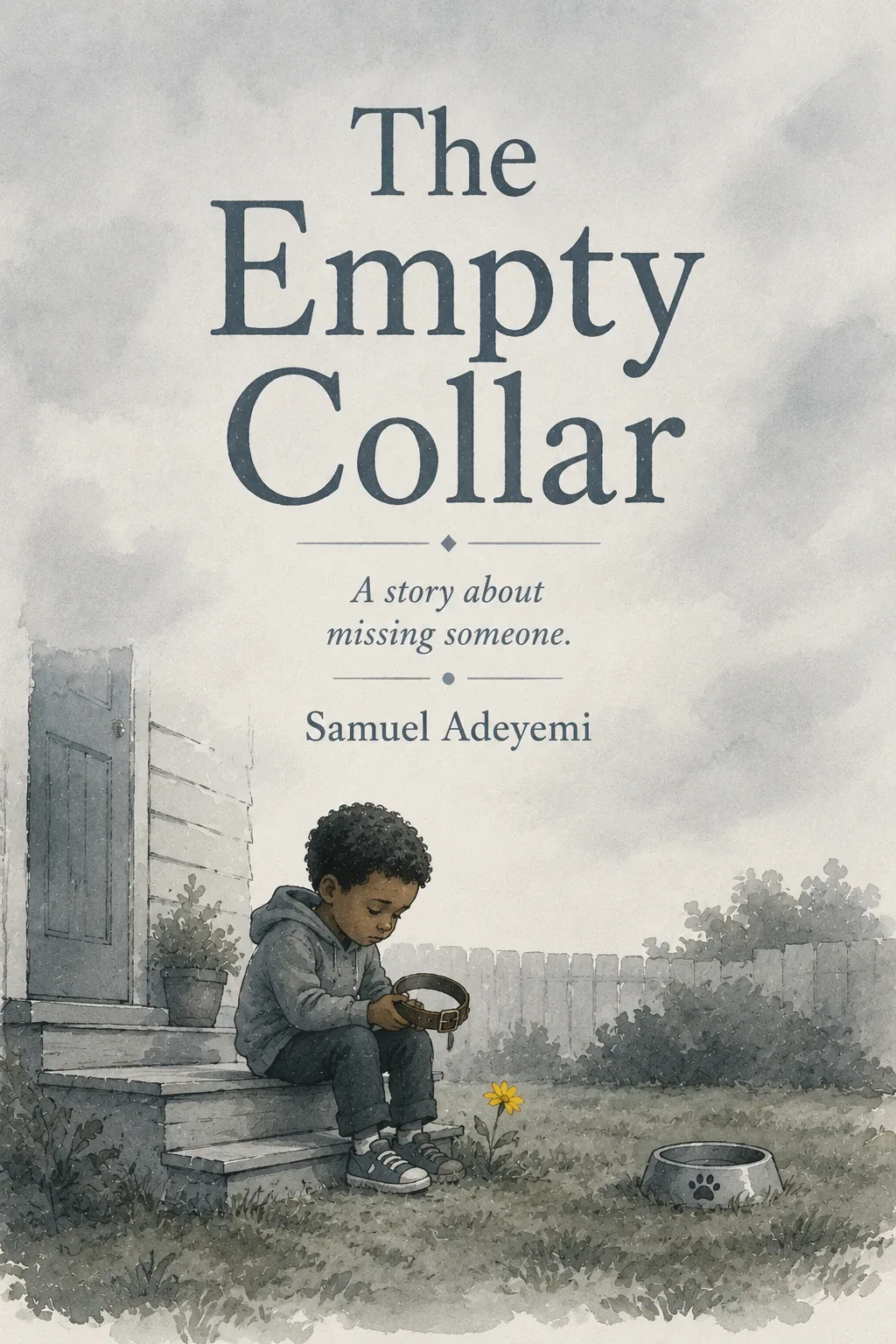 sample children’s book cover design: The Empty Collar