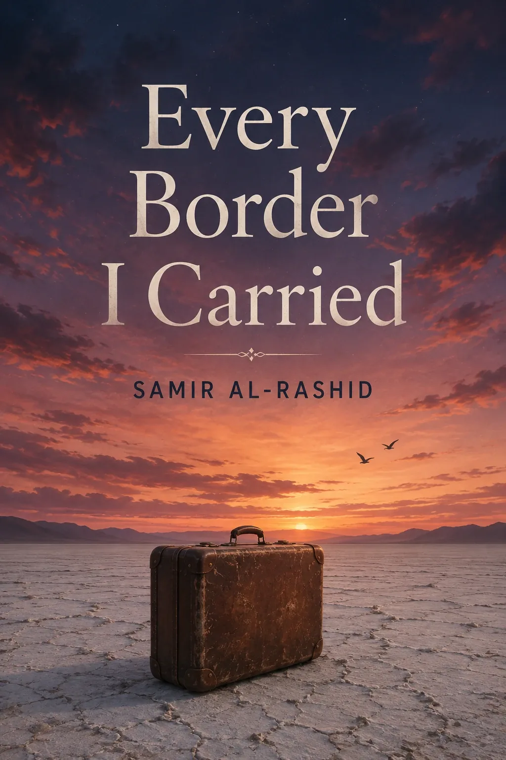 sample memoir book cover designed for a self-published author